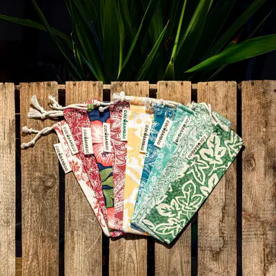 Etui na bambusowe słomki, sztućce lub pałeczki